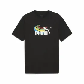 Men’s Short Sleeve T-Shirt Puma  GRAPHICS Summer Black