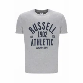 Men’s Short Sleeve T-Shirt Russell Athletic AMT A40101 Grey