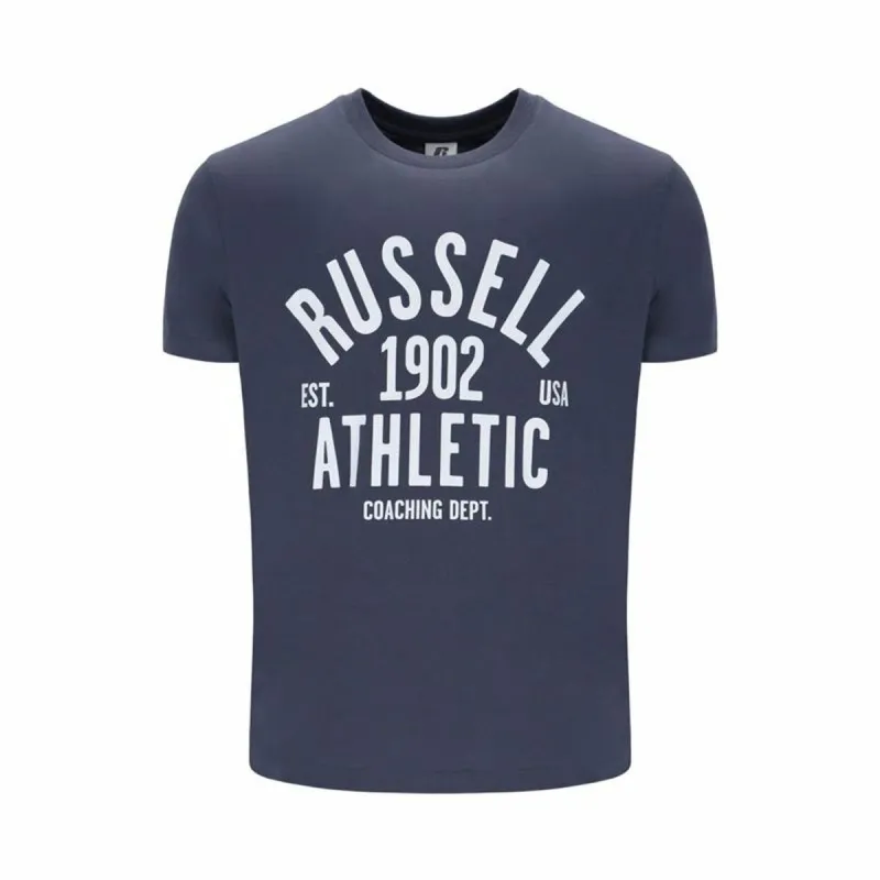 Vīriešu Krekls ar Īsām Piedurknēm Russell Athletic AMT A40101 Pelēks