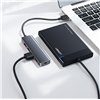 USB hub Ugreen CM219 USB-C to 4xUSB-A (USB-C Power Supply) grey