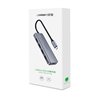 USB hub Ugreen CM219 USB-C to 4xUSB-A (USB-C Power Supply) grey