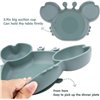 Children's silicone tableware set Reach Crab-9, blue