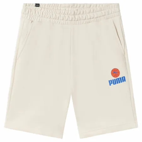 Urheilushortsit Puma Bppo-000746 Blank Ba Valkoinen