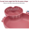 Children's silicone tableware set Reach Crab-9, pink