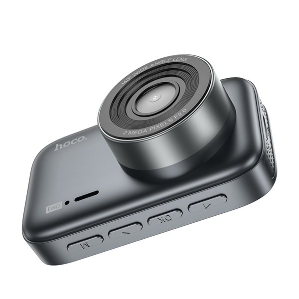 Card DVR Hoco DV6 Dual Channel Driving Recorder With Display