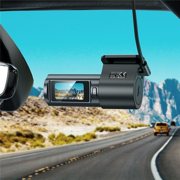 Car DVR Hoco DV7 2K Display Hidden Driving Recorder