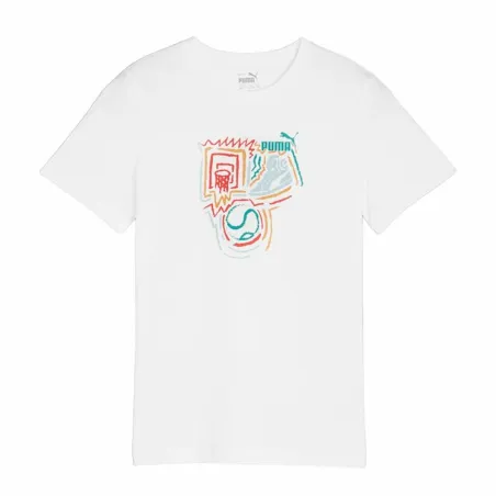 Krekls ar Īsām Piedurknēm Bērniem Puma GRAPHICS
