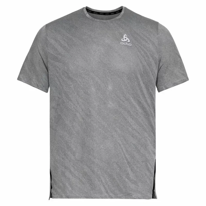 Men’s Short Sleeve T-Shirt Odlo Crew Neck S/S Grey
