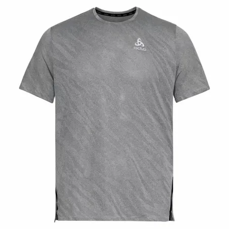 Men’s Short Sleeve T-Shirt Odlo Crew Neck S/S Grey