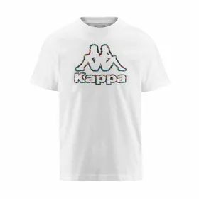 Men’s Short Sleeve T-Shirt Kappa Fario Graphik White