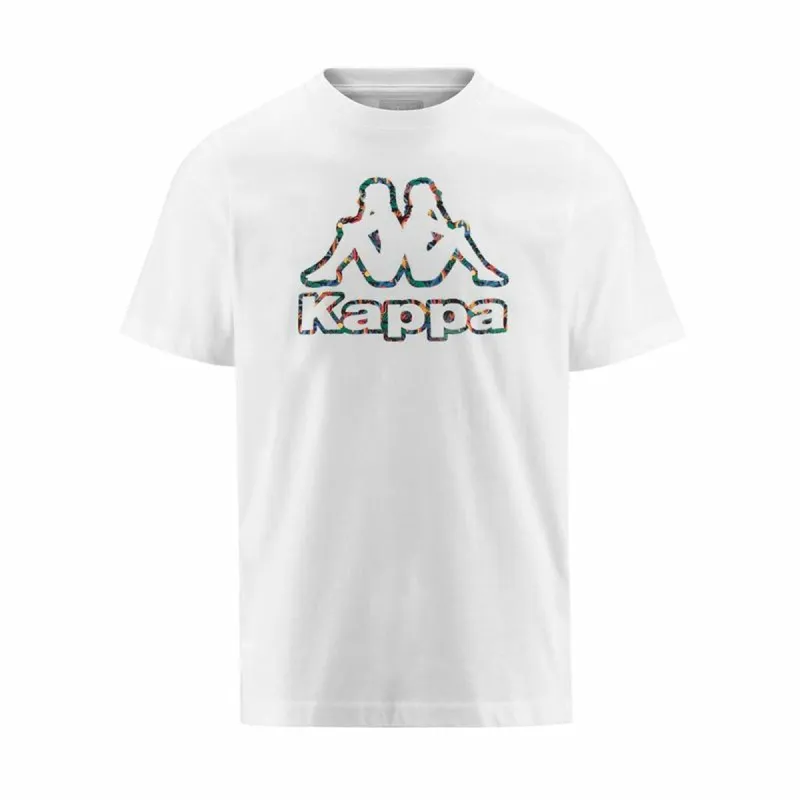 Men’s Short Sleeve T-Shirt Kappa Fario Graphik White