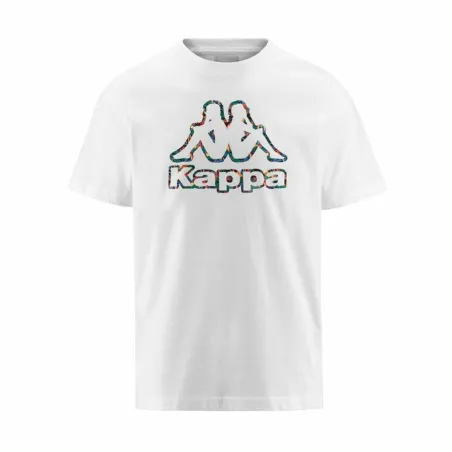 Men’s Short Sleeve T-Shirt Kappa Fario Graphik White