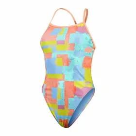 Плавки женские Speedo Speedo Allover Digital V-Back Синий