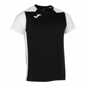 Īsroku Sporta T-krekls Joma Sport Record II Melns (S)