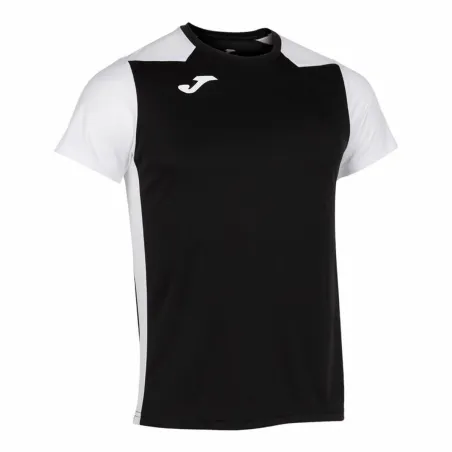 Īsroku Sporta T-krekls Joma Sport Record II Melns (S)