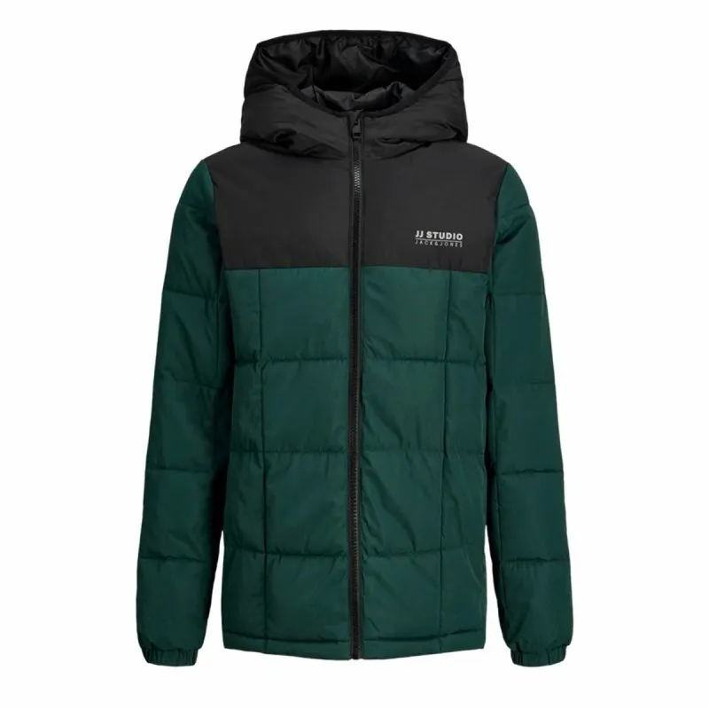 Ponijs Bērnu Jack & Jones Jjben Square Hood Jacket Jnr Olīvas