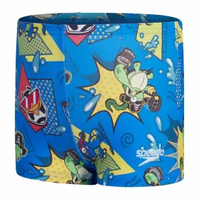 Children’s Bathing Costume Speedo Digital Allover Aquashort Indigo