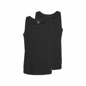 Viršutiniai marškinėliai moterims Adidas Active Flex Cotton Juoda 2 vnt.