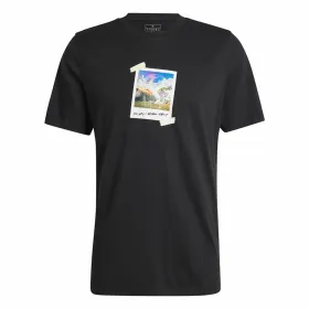Vyriški marškinėliai su trumpomis rankovėmis Adidas All Day I Dream Juoda