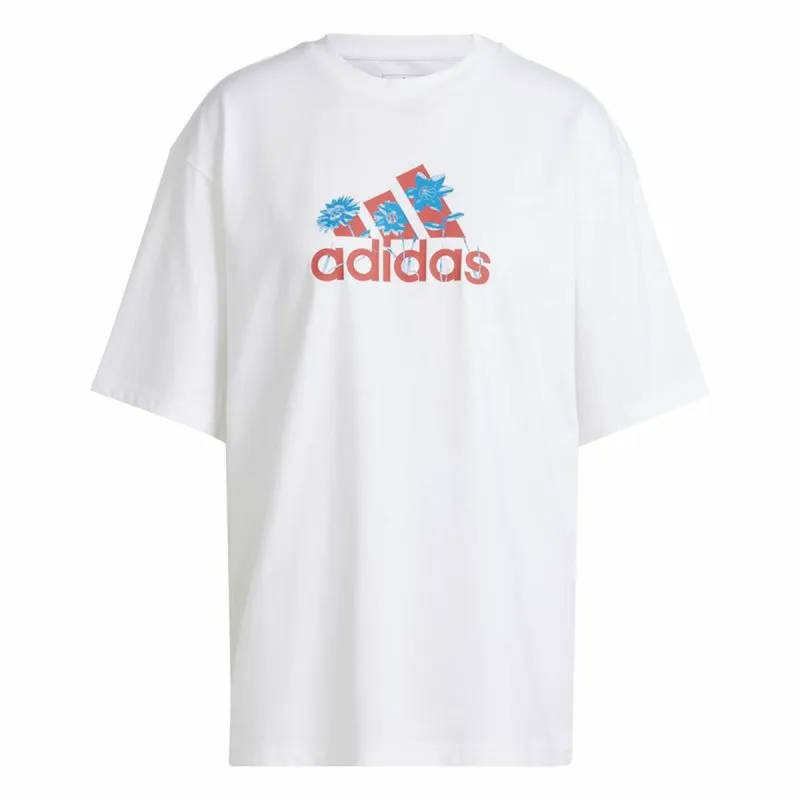 Sieviešu Krekls ar Īsām Piedurknēm Adidas Flower Badge of Sports Gt