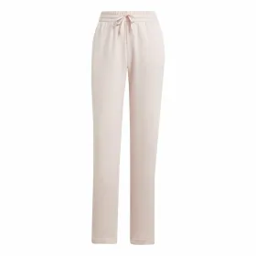 Long Sports Trousers Adidas Essentials Small Logo Feel Cozy Open Pink Lady