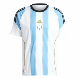 Futbola T-krekls Adidas Messi Training Jersey Balts Zils