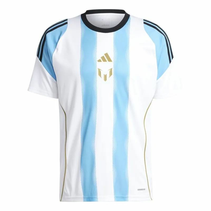 Futbola T-krekls Adidas Messi Training Jersey Balts Zils
