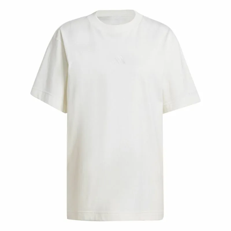 Sieviešu Krekls ar Īsām Piedurknēm Adidas All Szn Loose Balts