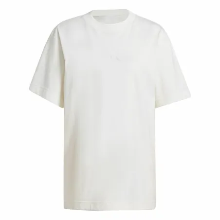 Sieviešu Krekls ar Īsām Piedurknēm Adidas All Szn Loose Balts