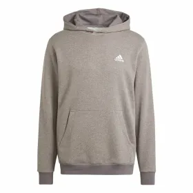 Vyriškas džemperis su gobtuvu Adidas Seasonal Essentials Melange Hoodie Ruda Rusvai gelsva