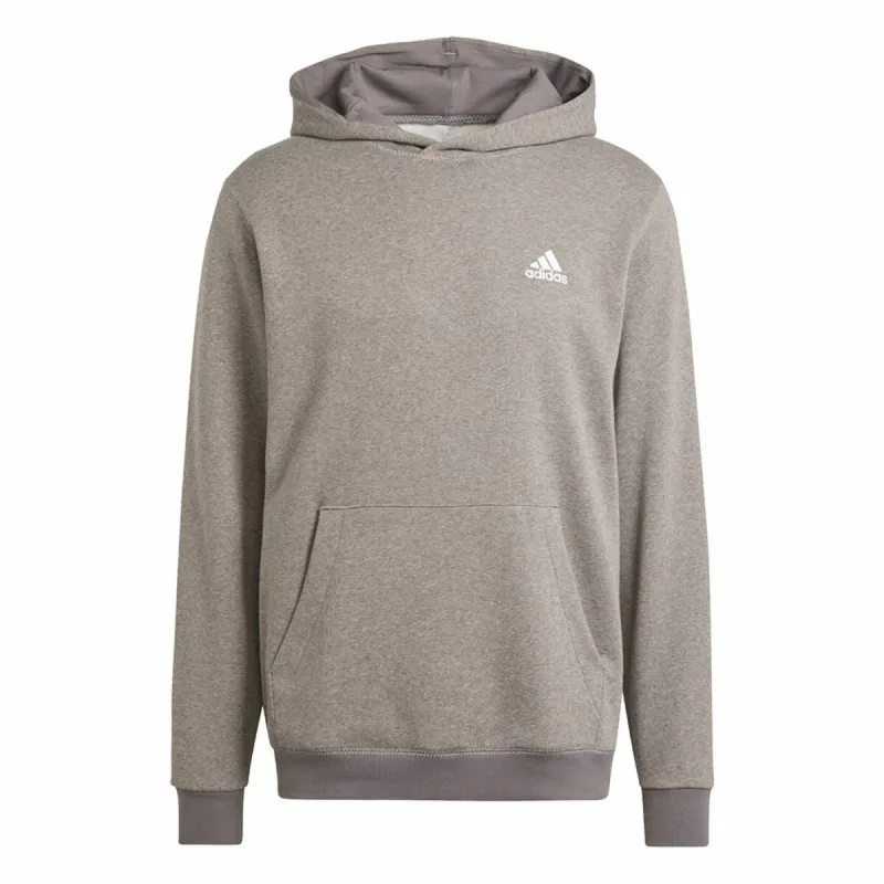 Vyriškas džemperis su gobtuvu Adidas Seasonal Essentials Melange Hoodie Ruda Rusvai gelsva