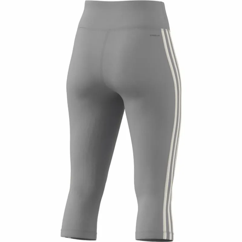Moteriškos sportinės tamprės Adidas Train Essentials 3S 3/4 Pilka