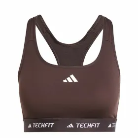 Urheiluliivit Adidas Techfit Medium Ruskea
