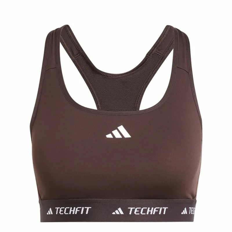 Urheiluliivit Adidas Techfit Medium Ruskea
