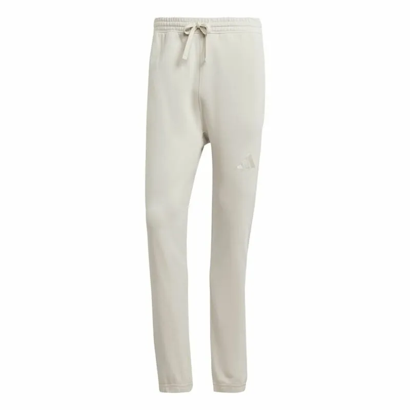 Ilgos sportinės kelnės Adidas All Szn French Terry Regular Tapered Balta Rusvai gelsva Vyras