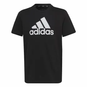 Krekls ar Īsām Piedurknēm Bērniem Adidas Big Logo Melns