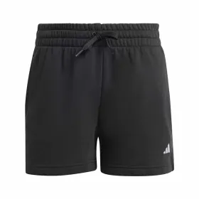 Urheilushortsit Adidas Essentials Small Logo Fleece Shorts Musta