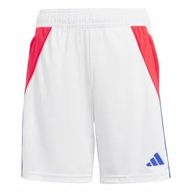 Urheilushortsit Adidas Tiro24 Valkoinen