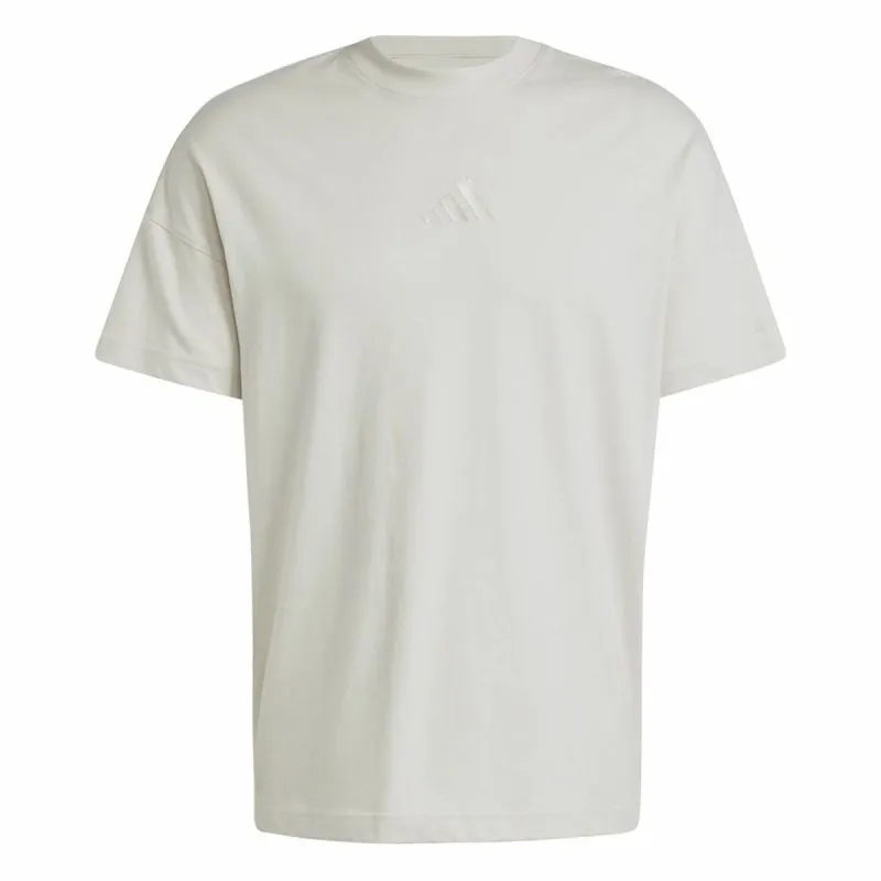 Men’s Short Sleeve T-Shirt Adidas All Szn White Beige