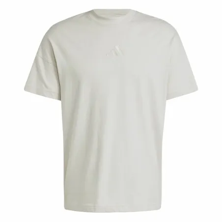 Men’s Short Sleeve T-Shirt Adidas All Szn White Beige
