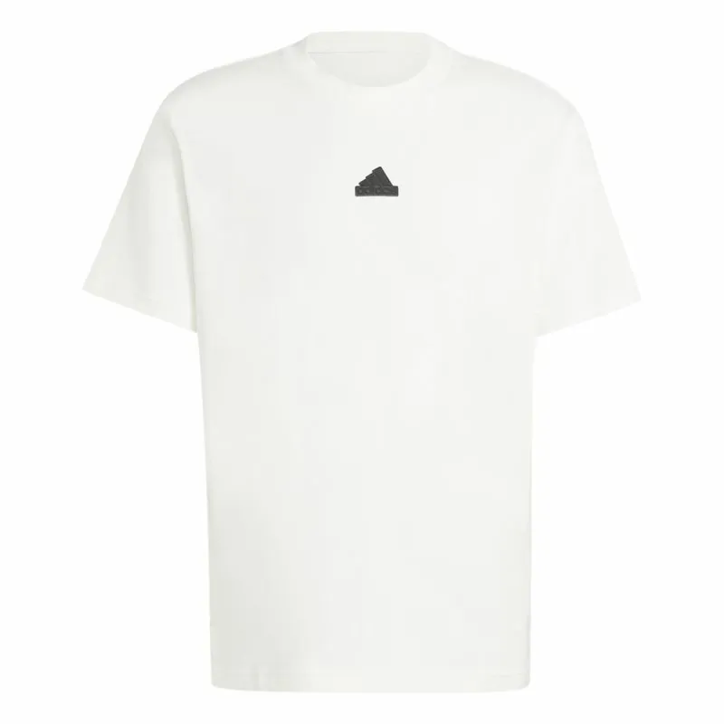 Men’s Short Sleeve T-Shirt Adidas Brand Love White