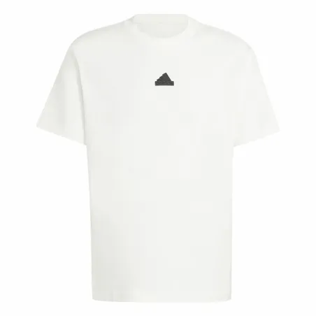 Men’s Short Sleeve T-Shirt Adidas Brand Love White