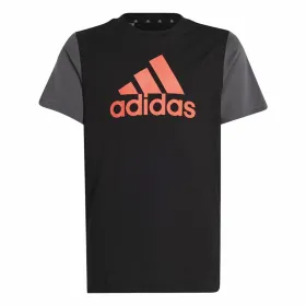Unisex Short Sleeve T-Shirt Adidas Essentials Black