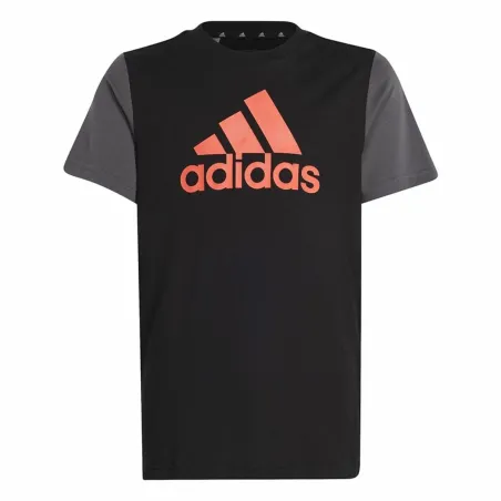 Unisex Short Sleeve T-Shirt Adidas Essentials Black