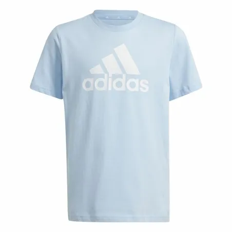 Unisex Short Sleeve T-Shirt Adidas Essentials Blue Sky blue