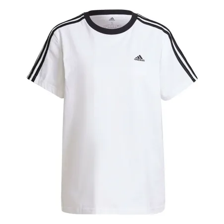 Vīriešu Krekls ar Īsām Piedurknēm Adidas Balts