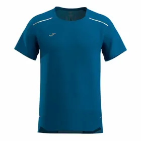 Vyriški marškinėliai su trumpomis rankovėmis Joma Sport R-City Mėlyna