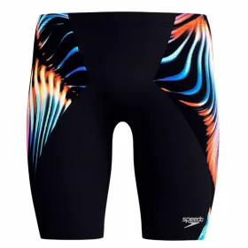 Men’s Bathing Costume Speedo Digital V-Cut Jammer Black