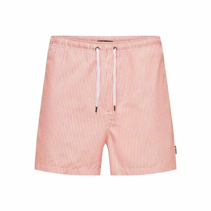 Плавки мужские Only & Sons Onsted Stripe Seersucker Розовый