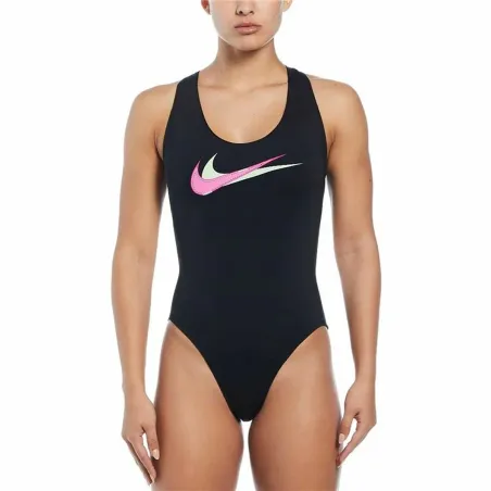 Women’s Bathing Costume Nike Multi Logo Black
